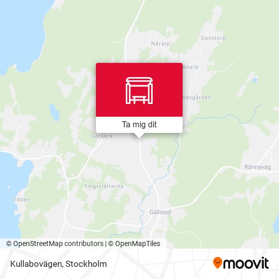 Kullabovägen karta