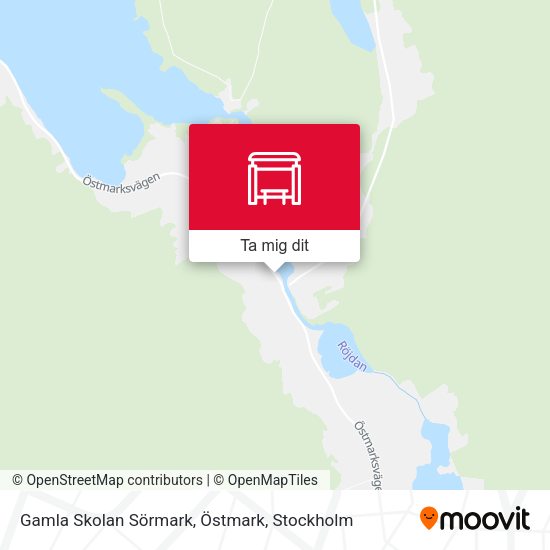 Gamla Skolan Sörmark, Östmark karta