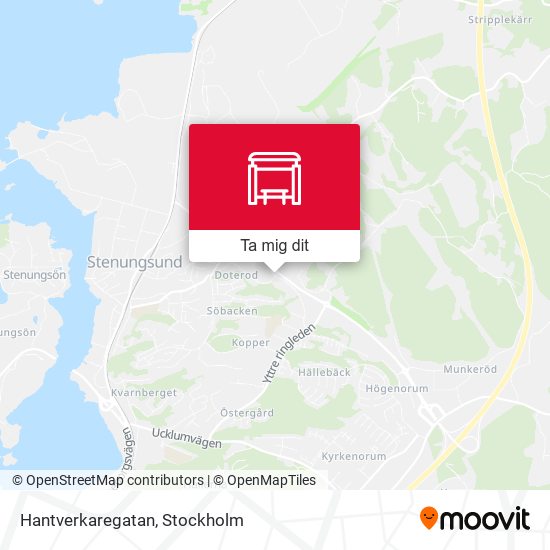 Hantverkaregatan karta