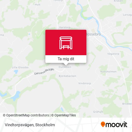 Vindtorpsvägen karta