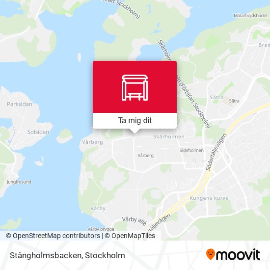 Stångholmsbacken karta