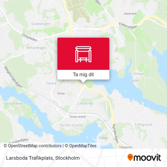 Larsboda Trafikplats karta
