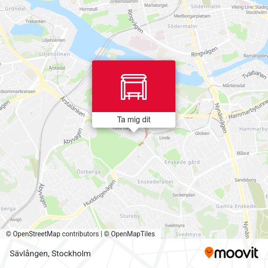 Sävlången karta