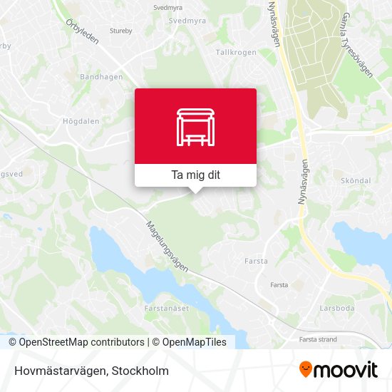 Hovmästarvägen karta