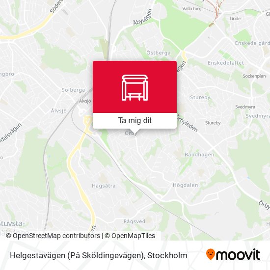 Helgestavägen (På Sköldingevägen) karta