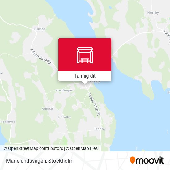 Marielundsvägen karta