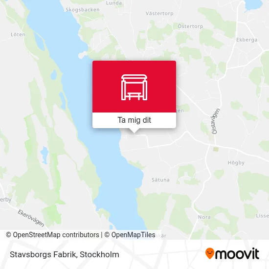 Stavsborgs Fabrik karta