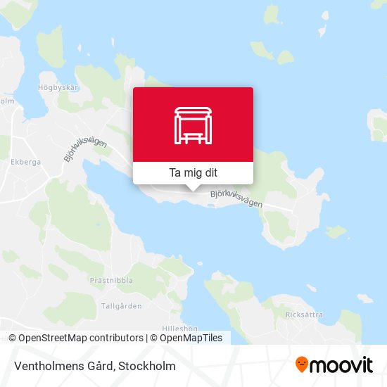 Ventholmens Gård karta