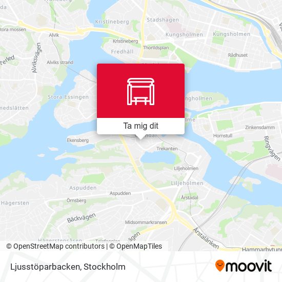 Ljusstöparbacken karta