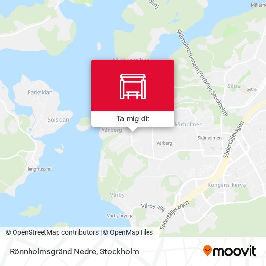 Rönnholmsgränd Nedre karta