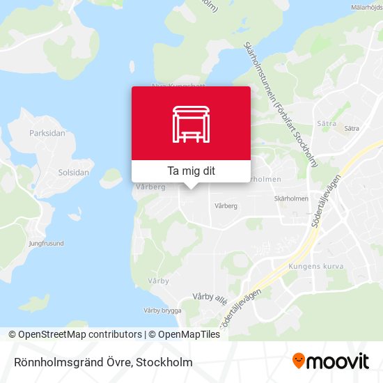 Rönnholmsgränd Övre karta