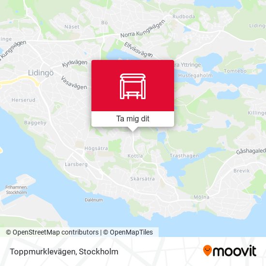 Toppmurklevägen karta