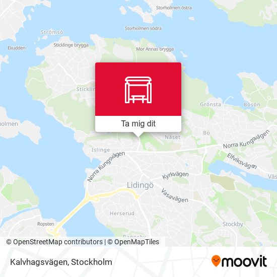 Kalvhagsvägen karta