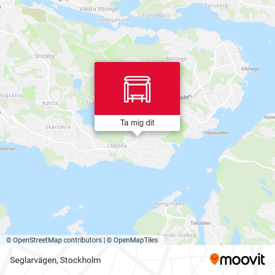 Seglarvägen karta