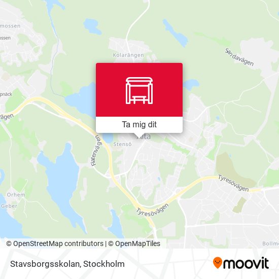 Stavsborgsskolan karta