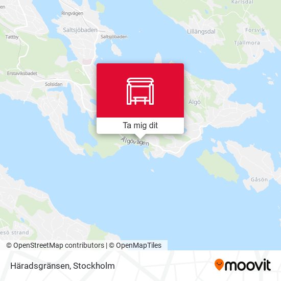Häradsgränsen karta