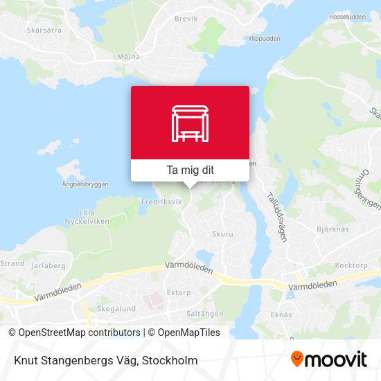 Knut Stangenbergs Väg karta