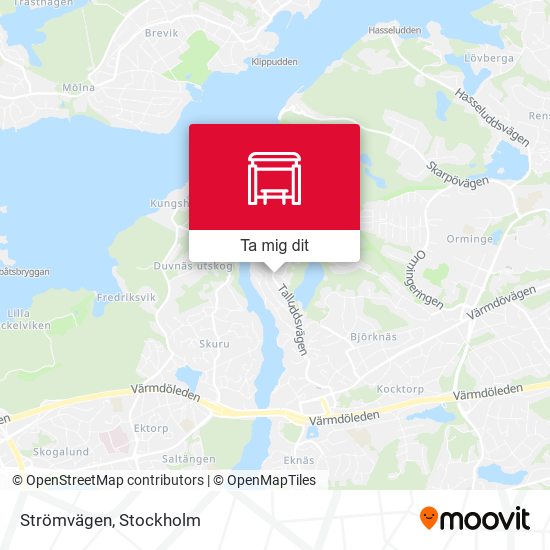 Strömvägen karta