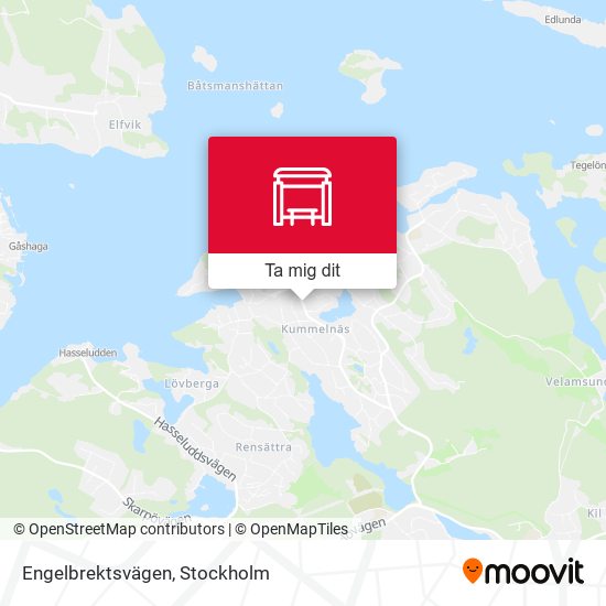 Engelbrektsvägen karta