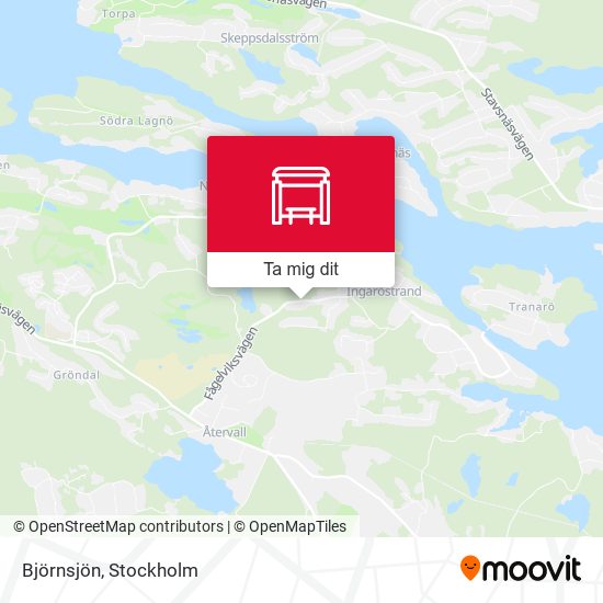 Björnsjön karta