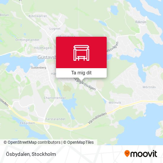 Ösbydalen karta