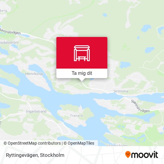 Ryttingevägen karta