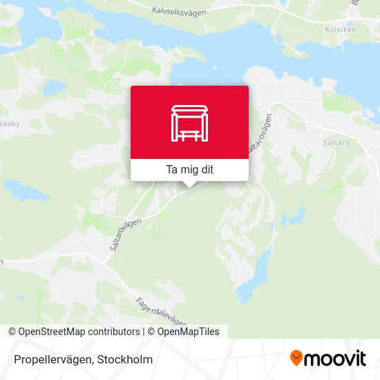 Propellervägen karta