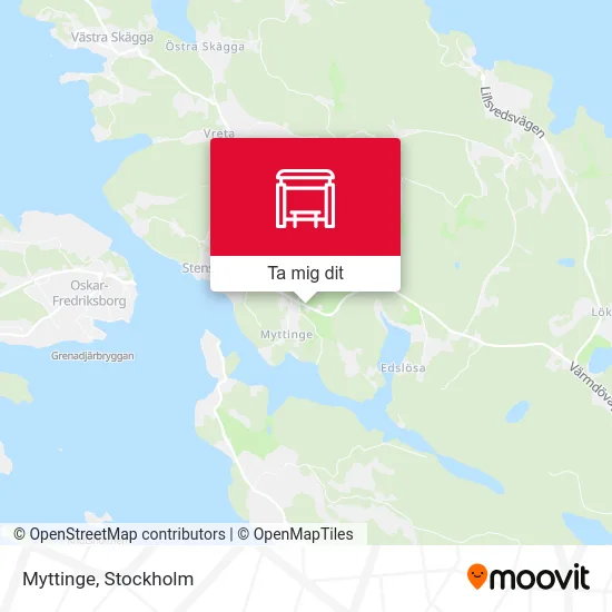 Myttinge karta