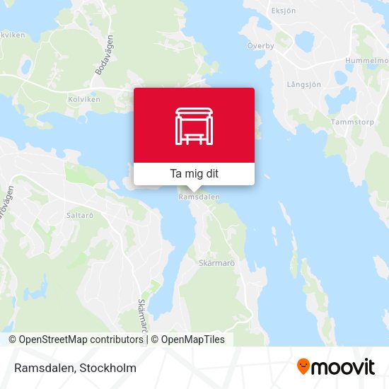 Ramsdalen karta