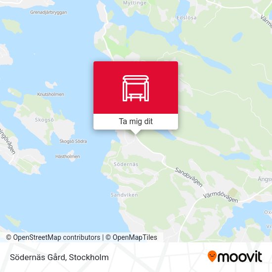 Södernäs Gård karta