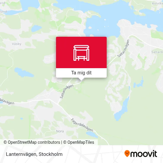 Lanternvägen karta