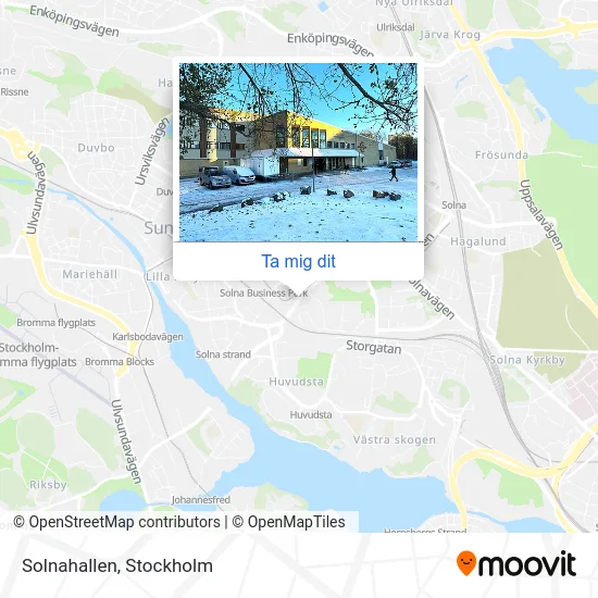 Solnahallen karta