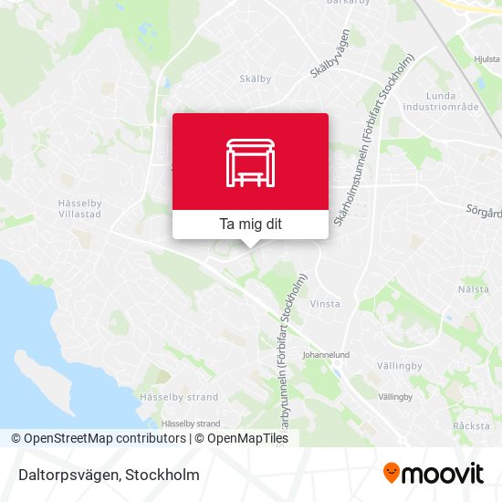 Daltorpsvägen karta