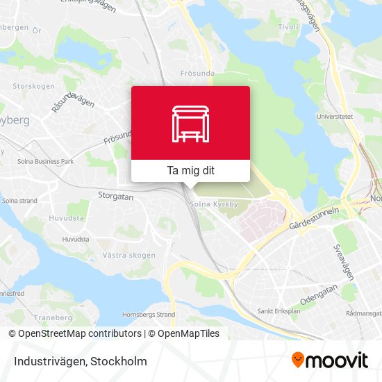 Industrivägen karta