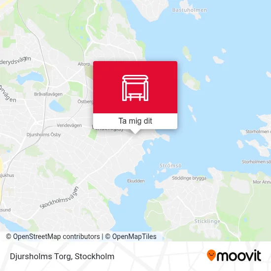 Djursholms Torg karta