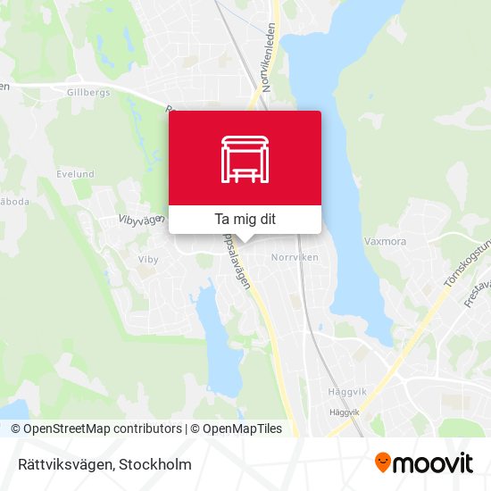 Rättviksvägen karta