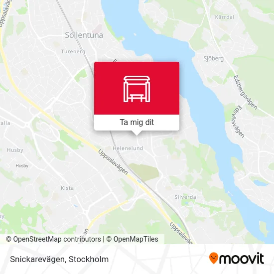 Snickarevägen karta