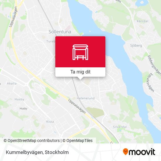 Kummelbyvägen karta