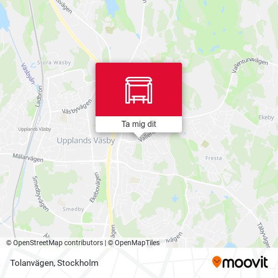 Tolanvägen karta