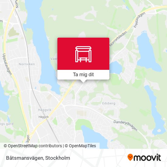 Båtsmansvägen karta