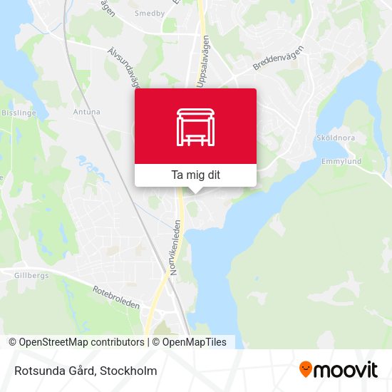 Rotsunda Gård karta