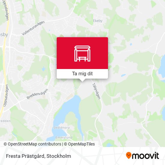 Fresta Prästgård karta