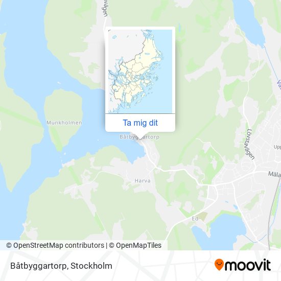 Båtbyggartorp karta