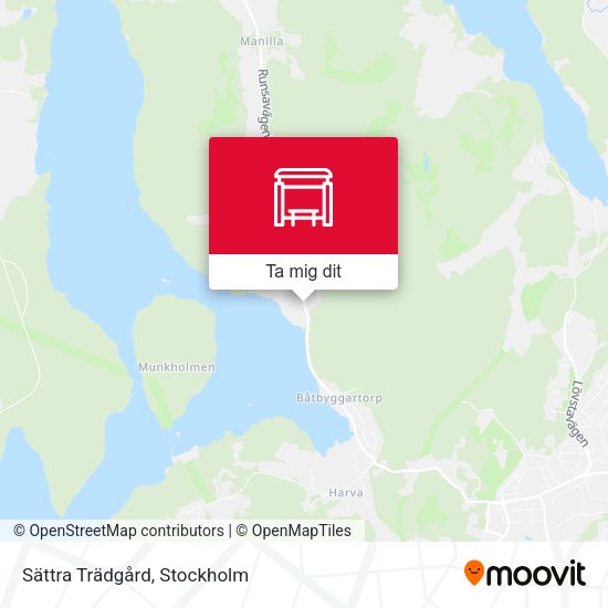 Sättra Trädgård karta