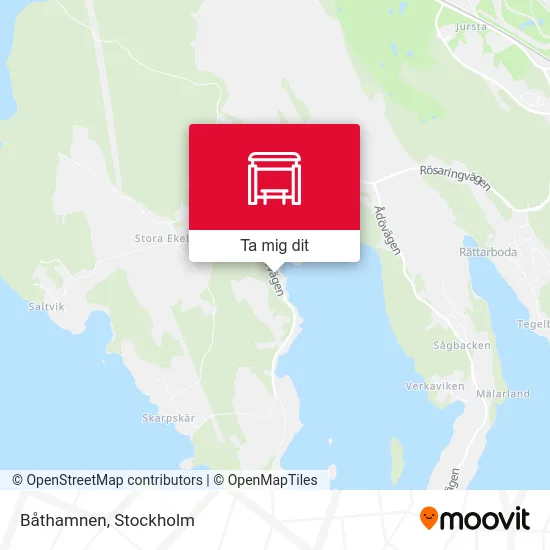 Båthamnen karta