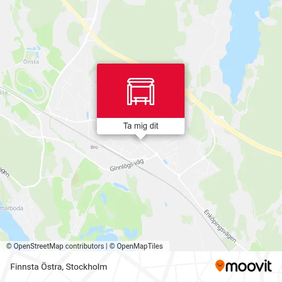 Finnsta Östra karta