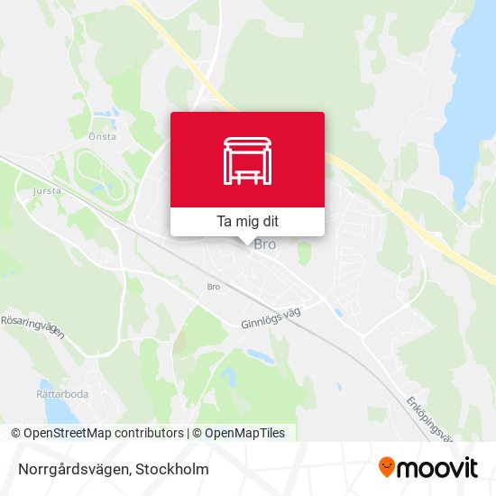 Norrgårdsvägen karta