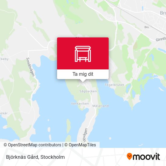 Björknäs Gård karta