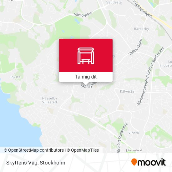 Skyttens Väg karta