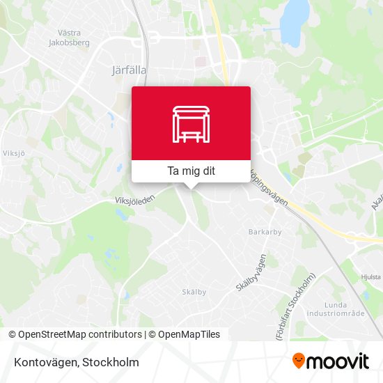 Kontovägen karta